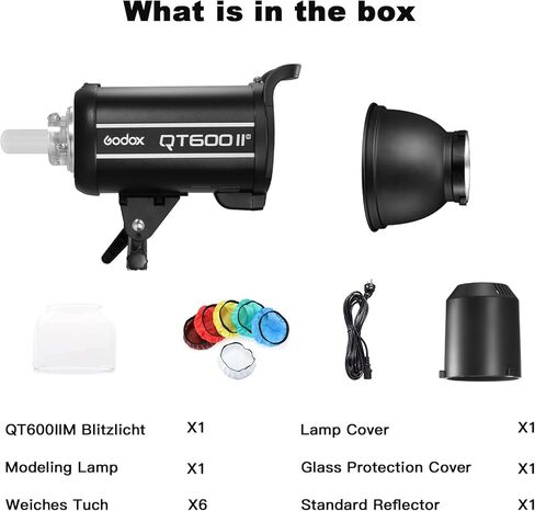 Godox QT600II M 2.4G TTL Speedlite Studio Flash Strobe Light، GN76 HSS 1/8000s سرعة سريعة وفلاش متعدد التجميد للتصوير الفوتوغرافي في الاستوديو، والصور الشخصية، والزفاف، وإعلان المنتج... in Kuwait