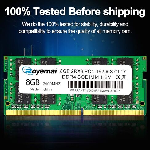 32GB DDR4 19200S PC4 2400 2X16GB SODIMM, DDR4-2400MHz 32G PC4-19200 CL17 2Rx8 1.2V Non-ECC 260 Pin Laptop Memory Module Ram in Kuwait