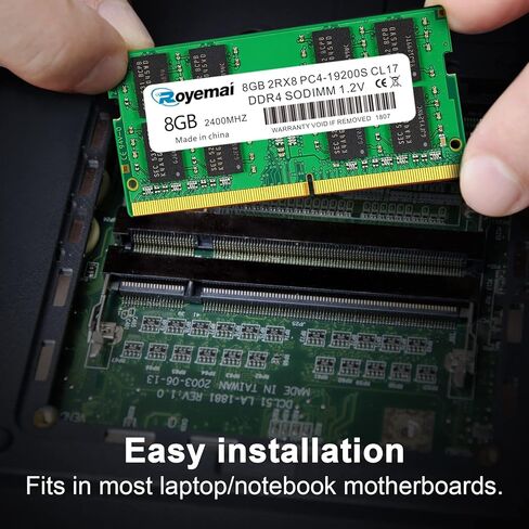 32GB DDR4 19200S PC4 2400 2X16GB SODIMM, DDR4-2400MHz 32G PC4-19200 CL17 2Rx8 1.2V Non-ECC 260 Pin Laptop Memory Module Ram in Kuwait