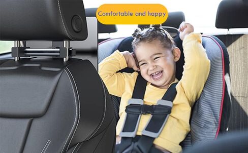 Hochiton مسند رأس السيارة حامل الهاتف العالمي 360 درجة قابل للتعديل للهواتف وأجهزة الكمبيوتر اللوحية حامل مسند الرأس، حامل الكمبيوتر اللوحي للمقعد الخلفي للسيارة للأطفال الأولاد والبنات لأغراض الترفيه والسفر in Kuwait