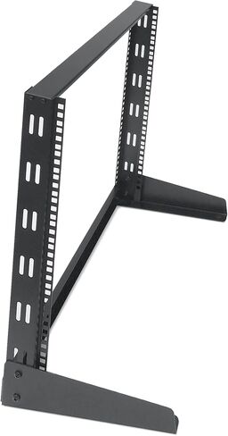 RIVECO 4U Network Rack Desktop 19 بوصة 2 رف إطار مفتوح مع شعاع معزز، رفوف قائمة بذاتها لمعدات الصوت والصوت لخادم تكنولوجيا المعلومات in Kuwait