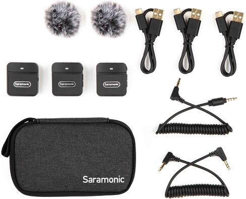 Saramonic Blink 100 B1 | Ultra-Portable Clip-On Wireless Microphone System for Cameras & Mobile Devices in Saudi Arabia