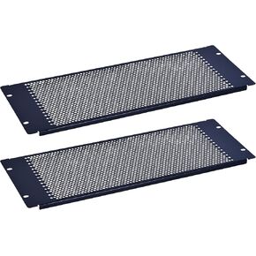 RackPath 4U Blank Rack Mount Panel Spacer with Venting for 19in Server Rack Enclosure or Network Cabinet – 2 Pack, Black in Kuwait