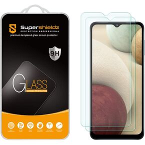 Supershieldz (2 Pack) Designed for Samsung Galaxy A13 5G / A13 LTE/Galaxy A12 screen protector Tempered Glass Screen Protector, Anti Scratch, Bubble Free