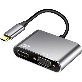 Herfair USB 3.0 to HDMI VGA Adapter, 1080P, Compatible with Windows 7/8/8.1/10 Devices