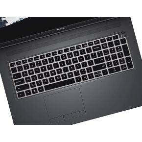 Keyboard Cover for 15.6" Dell Latitude 5520 5530 5540 5521 5531 & Precision 3560 3570 3580 3561 3571 3581 Laptop, Dell Latitude 5540 5530 5520 Keyboard Skin Protector - Black
