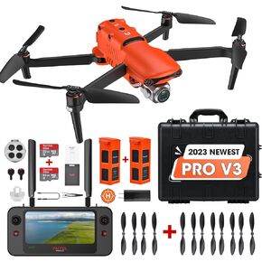 Autel Robotics EVO Lite Plus Premium Bundle, 203 Newest Lite+ Drone w/ 1'' CMOS Sensor 6K HDR Camera, No Geo-Fencing, F2.8 - F11 Aperture, 3-Axis Gimbal Quadcopter UAV, 3-Way Obstacle Avoidance, 40 Min Flight Time, 12KM(7.4 Miles) Transmission, 16X Zoom, 