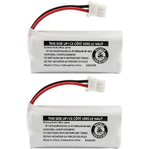 Kastar 2-Pack Battery Replacement for Vtech CS6629-2 CS6629-3 CS6649 CS6649-2 CS6709 CS6709-2 CS6709-3 CS6719 CS6719-2 CS6719-15 CS6719-16 CS6729 CS6729-2 CS6729-21 CS6729-3 CS6729-4 CS6729-4D Handset in Saudi Arabia