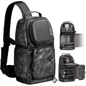TARION Camera Sling Bag DSLR Sling Pack Backpack Camera Bag Backpack Photography Slingpack Crossbody Bag TRS