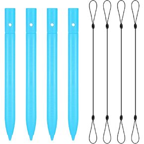 4.5 Inch Replacement Stylus Drawing Pen 4 Pcs Toddler Drawing Tablet Pens Kids' Electronics Pens with 4 Hanging Rope (Black) in Kuwait