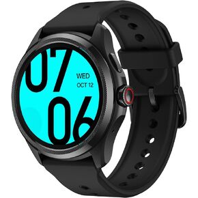 Ticwatch Pro 5 Android Smartwatch for Men Snapdragon W5+ Gen 1 Wear OS Smart Watch 80 Hrs Long Battery Life Health Fitness Tracking 5ATM Water Resistance Compass Android Only Compatible, Sandstone