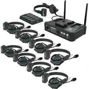 Hollyland Solidcom C1 Wireless Headset Intercom System 4-Person Full Duplex 1100ft Team Communication Group Talk Single-Ear Headset with 1 Master & 3 Remote Headsets in Saudi Arabia