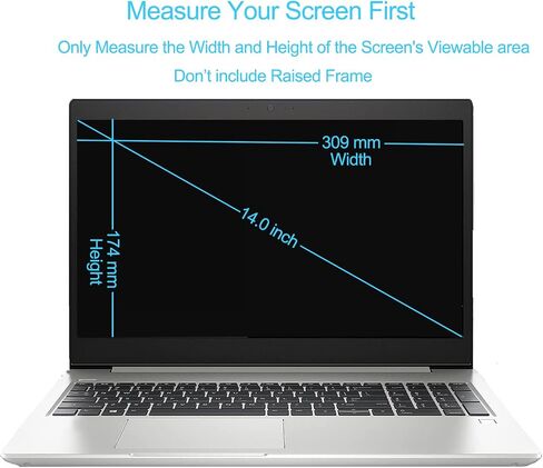 COOSKIN 2 Pack Anti Blue Light Laptop Screen Protector Filter for Notebook Screen 14 inch Screen in Saudi Arabia