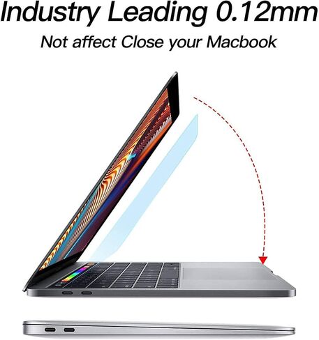 (عبوة من قطعتين) واقي شاشة MacBook Pro مضاد للوهج مرشح الضوء الأزرق لـ 2016-2023 MacBook Pro Touch Bar 13 بوصة M1 M2 A2338 A2251 A2289 A2159 A1706 A1708 A1989 & MacBook Air 13 A2337 M1 A2179 A1932 in Saudi Arabia