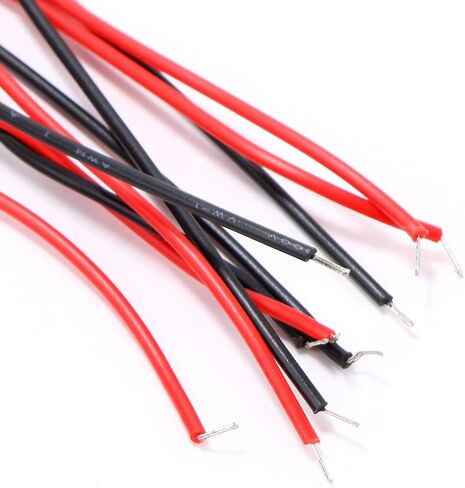 Harapu 9V Battery Clip Connector, 9 Volt Long Cable Connection Hard Shell I Type, Black, 5 Pack in Kuwait