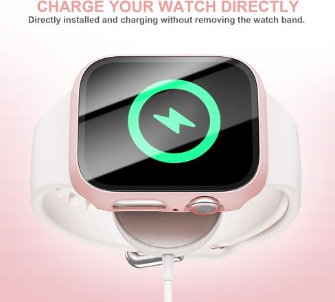 12 Pack Case for Apple Watch 38mm Series 3/2/1 with Tempered Glass Screen Protector, Haojavo Full Hard PC Ultra-Thin Scratch Resistant Bumper HD Protective Cover for iWatch Accessories in Kuwait