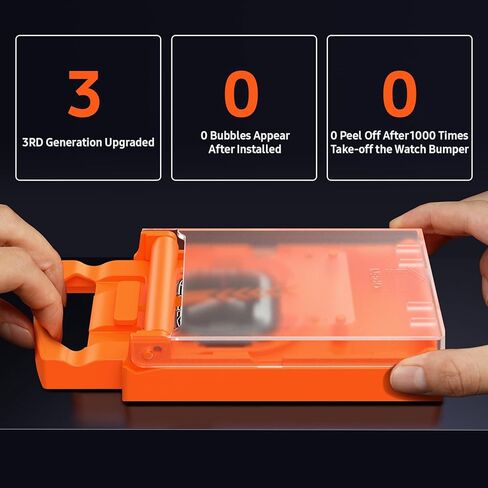 Uyiton 2 Pack لـ Apple Watch SE/6/5/4 واقي شاشة 40 مم، [مجموعة تثبيت الجيل الثالث] [ليس من السهل تقشيرها] غطاء حماية كامل التغطية عالي اللمس غير فقاعي لـ iWatch 40 مم in Kuwait