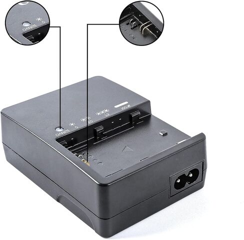 شاحن بطارية LC-E6 السريع لكاميرات Canon: متوافق مع بطارية LP-E6 LP-E6N لكاميرات EOS R R5 R6 5D Mark II 5D Mark III 5D Mark IV 5DS 5DS R 6D 6Da 6D Mark II 7D 7D Mark II 60DA 60D 70D 80D 90D in Kuwait