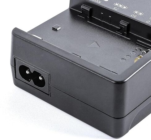 شاحن بطارية LC-E6 السريع لكاميرات Canon: متوافق مع بطارية LP-E6 LP-E6N لكاميرات EOS R R5 R6 5D Mark II 5D Mark III 5D Mark IV 5DS 5DS R 6D 6Da 6D Mark II 7D 7D Mark II 60DA 60D 70D 80D 90D in Kuwait