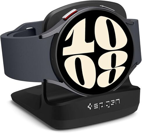 Spigen S353 مصمم لساعة Galaxy Watch 6 40, 44 ملم / Galaxy Watch 6 Classic 43, 47 ملم / Galaxy Watch 5 40, 44 ملم / حامل شاحن Galaxy Watch 5 Pro 45 ملم - أسود in Kuwait