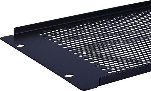 RackPath 4U Blank Rack Mount Panel Spacer with Venting for 19in Server Rack Enclosure or Network Cabinet – 2 Pack, Black in Kuwait