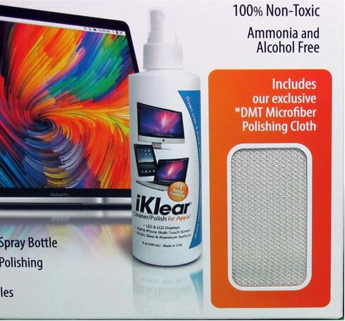 The Original Premium iKlear Screen Cleaner Kit For Iphone, Ipad, Imac, Gaming Monitor, Large Screen TV’s, Included With DMT Cloth MADE IN THE USA in Saudi Arabia