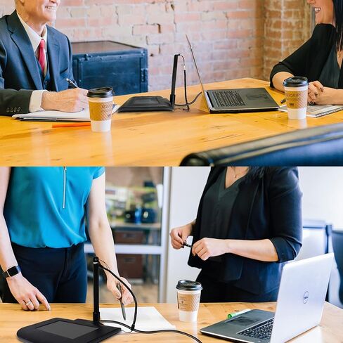 ساجيهو وسادات التقاط توقيع USB من سيجنتشر باد لاجهزة الكمبيوتر واللاب توب بنظام ويندوز 7 و8 و10 و11 (مع اضاءة خلفية LCD) in Kuwait