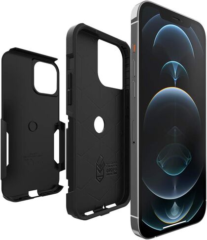 حافظة OTTERBOX COMMUTER SERIES لهاتف iPhone 12 Pro Max - طريقة مخصصة (BLAZER BLUE/STORMY SEAS BLUE) in Kuwait