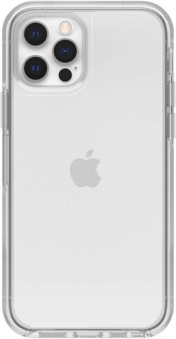 حافظة OtterBox iPhone 12 & iPhone 12 Pro Symmetry Series - شفافة، أنيقة للغاية، متوافقة مع الشحن اللاسلكي، حواف مرتفعة تحمي الكاميرا والشاشة in Kuwait