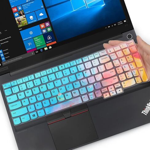 Keyboard Cover for 15.6" Lenovo ThinkPad E15 Gen 4/3/2, ThinkPad L15 Gen 2/1, ThinkPad T15 T15p T15g P15 P15s P15v Gen 3/2/1, ThinkPad E580 E590 E595 L580 L590 P52 P53 P72 P73 T570 T575 T580 T590 -BK in Kuwait