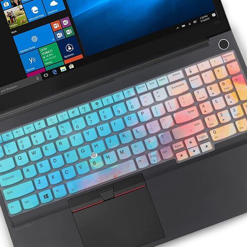 Keyboard Cover for 15.6" Lenovo ThinkPad E15 Gen 4/3/2, ThinkPad L15 Gen 2/1, ThinkPad T15 T15p T15g P15 P15s P15v Gen 3/2/1, ThinkPad E580 E590 E595 L580 L590 P52 P53 P72 P73 T570 T575 T580 T590 -BK in Kuwait