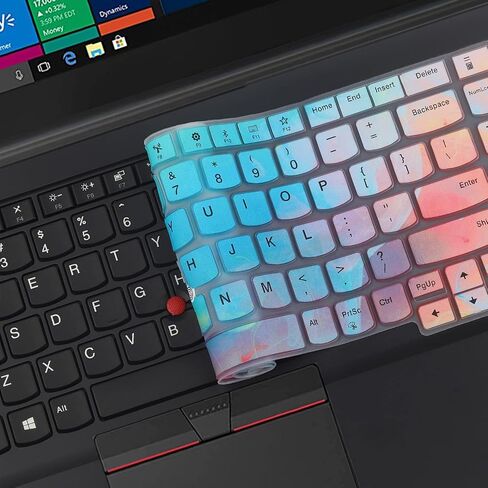 Keyboard Cover for 15.6" Lenovo ThinkPad E15 Gen 4/3/2, ThinkPad L15 Gen 2/1, ThinkPad T15 T15p T15g P15 P15s P15v Gen 3/2/1, ThinkPad E580 E590 E595 L580 L590 P52 P53 P72 P73 T570 T575 T580 T590 -BK in Kuwait