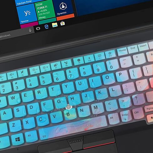 Keyboard Cover for 15.6" Lenovo ThinkPad E15 Gen 4/3/2, ThinkPad L15 Gen 2/1, ThinkPad T15 T15p T15g P15 P15s P15v Gen 3/2/1, ThinkPad E580 E590 E595 L580 L590 P52 P53 P72 P73 T570 T575 T580 T590 -BK in Kuwait