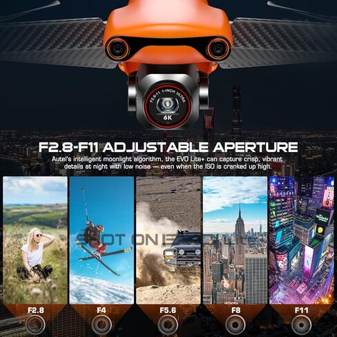 حزمة Autel Robotics EVO Lite Plus Premium، 203 أحدث طائرة بدون طيار Lite+ مع مستشعر CMOS 1 بوصة وكاميرا 6K HDR، بدون سياج جغرافي، فتحة F2.8 - F11، طائرة بدون طيار ذات محورين Gimbal Quadcopter، تجنب العوائق ثلاثية الاتجاهات، 40 دقيقة زمن الرحلة، ناقل الحرك in Kuwait