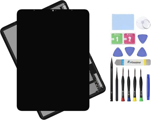 شاشة LCD بديلة مقاس 11 انش لجهاز ايباد برو 11 الجيل الثالث A2377 A2459 A2301 A2460 شاشة OLED LCD مع محول رقمي زجاجي يعمل باللمس، مجموعة اصلاح ممتازة (اسود) in Saudi Arabia