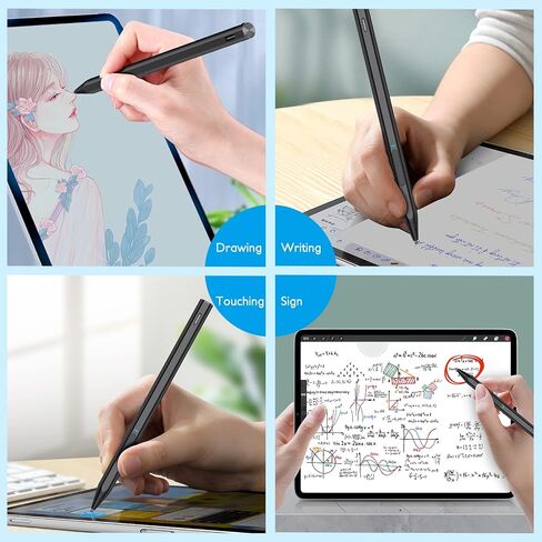 Trakxy Surface Stylus Pen Digital Pen for Microsoft Surface Pro X/9/8/7/6/5/4/3/Surface Laptop 5/4/3/2/1 Surface go 3/2/1 Book 2/1 Studio Magnet 4096 Pressure Palm Rejection Rechargeable Stylus Pen in Kuwait