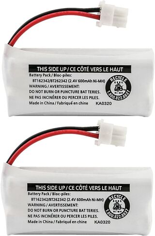 Kastar 2-Pack Battery Replacement for Vtech CS6629-2 CS6629-3 CS6649 CS6649-2 CS6709 CS6709-2 CS6709-3 CS6719 CS6719-2 CS6719-15 CS6719-16 CS6729 CS6729-2 CS6729-21 CS6729-3 CS6729-4 CS6729-4D Handset in Kuwait