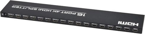 HDMI Splitter 4K 8 Way, 1 in 8 Out Powered HDMI Splitter, 4K@30Hz HD Distributor Splitter for Mall HDTV DVD Fire Stick PS4 in Kuwait