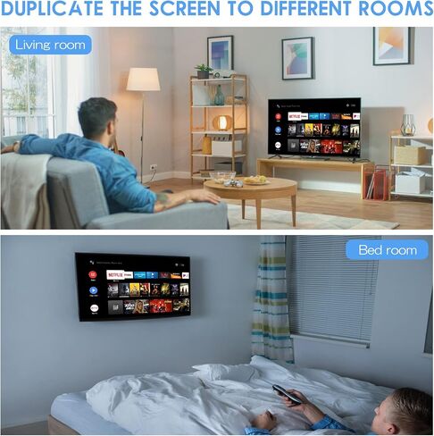 HDMI Splitter 4K 8 Way, 1 in 8 Out Powered HDMI Splitter, 4K@30Hz HD Distributor Splitter for Mall HDTV DVD Fire Stick PS4 in Kuwait