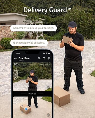 eufy Security Video Doorbell (Wired) S330 with Chime, Dual Cam,Delivery Guard,Security Camera,2K with HDR, No Monthly Fee, 16-24V, 30VA, homebase NOT Supported,Motion Only Alert(Renewed) in Saudi Arabia