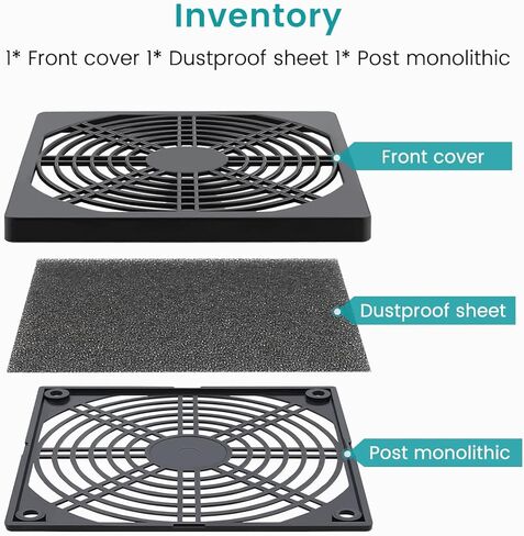 Wathai 80MM PC Fan Dust Filter Cover Computer Mess 4 Pack in Saudi Arabia