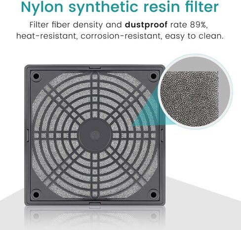 Wathai 80MM PC Fan Dust Filter Cover Computer Mess 4 Pack in Saudi Arabia