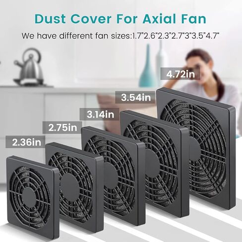 Wathai 80MM PC Fan Dust Filter Cover Computer Mess 4 Pack in Saudi Arabia