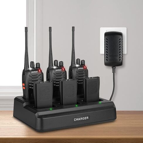 pxton walkie talkies for Adults Long Range with Upgraded Earpiece（6 Pack） in Saudi Arabia