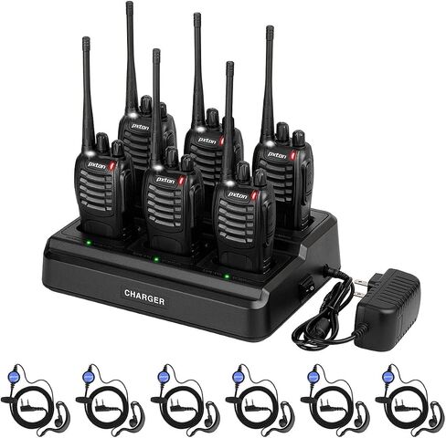 pxton walkie talkies for Adults Long Range with Upgraded Earpiece（6 Pack） in Saudi Arabia