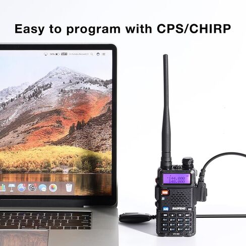 BAOFENG UV-5G (UV-5X) GMRS Handheld Radios, Long Range Two Way Radio 2 Pack | CHIRP Compatible, Repeater Capable, NOAA Weather Scan, for Camping, Off-Road Trips, Emergency Use in Kuwait
