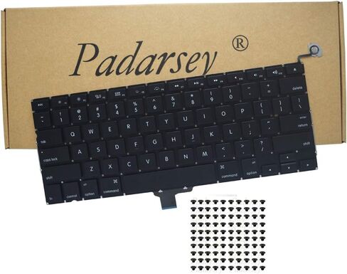 Padarsey New Laptop Replacement Keyboard Compatible for MacBook Pro 13-inch A1278 2008 2009 2010 2011 2012 2013 2014 2015 Year with 80Pce Keyboard Screws in Saudi Arabia