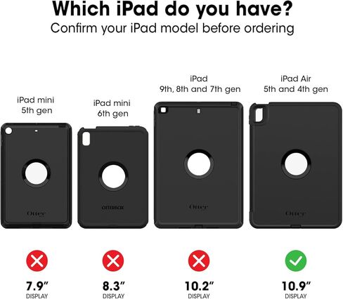 واقي شاشة زجاجي OtterBox Alpha لجهاز iPad Air (الجيل الرابع والخامس) - شفاف (الجيل 2) in Kuwait