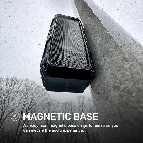Raycon Impact Speaker - Wireless, Waterproof, Shockproof, Military Grade Impact Resistant, IP67 Rugged Bluetooth Speaker with Stereo Sound and Magnetic Base in Kuwait