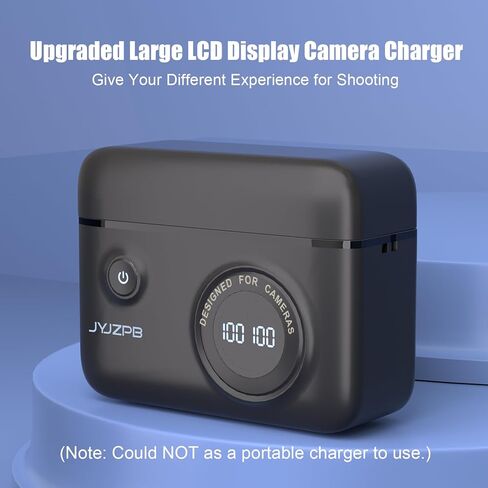 حافظة شاحن سريع للبطارية من JYJZPB لبطارية سوني NP-FZ100، مع بطاريتين NP-FZ100 مناسبة لكاميرا Sony A7 III، Alpha A7R III، A7R IV، A9، A6600، Alpha 9S، A7R3 A7S III، A7R III in Kuwait